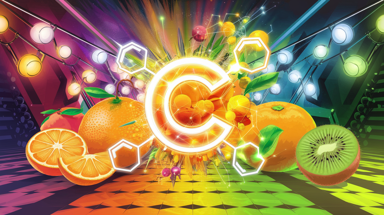 Vitamin C molekula v kontextu rave regenerace
