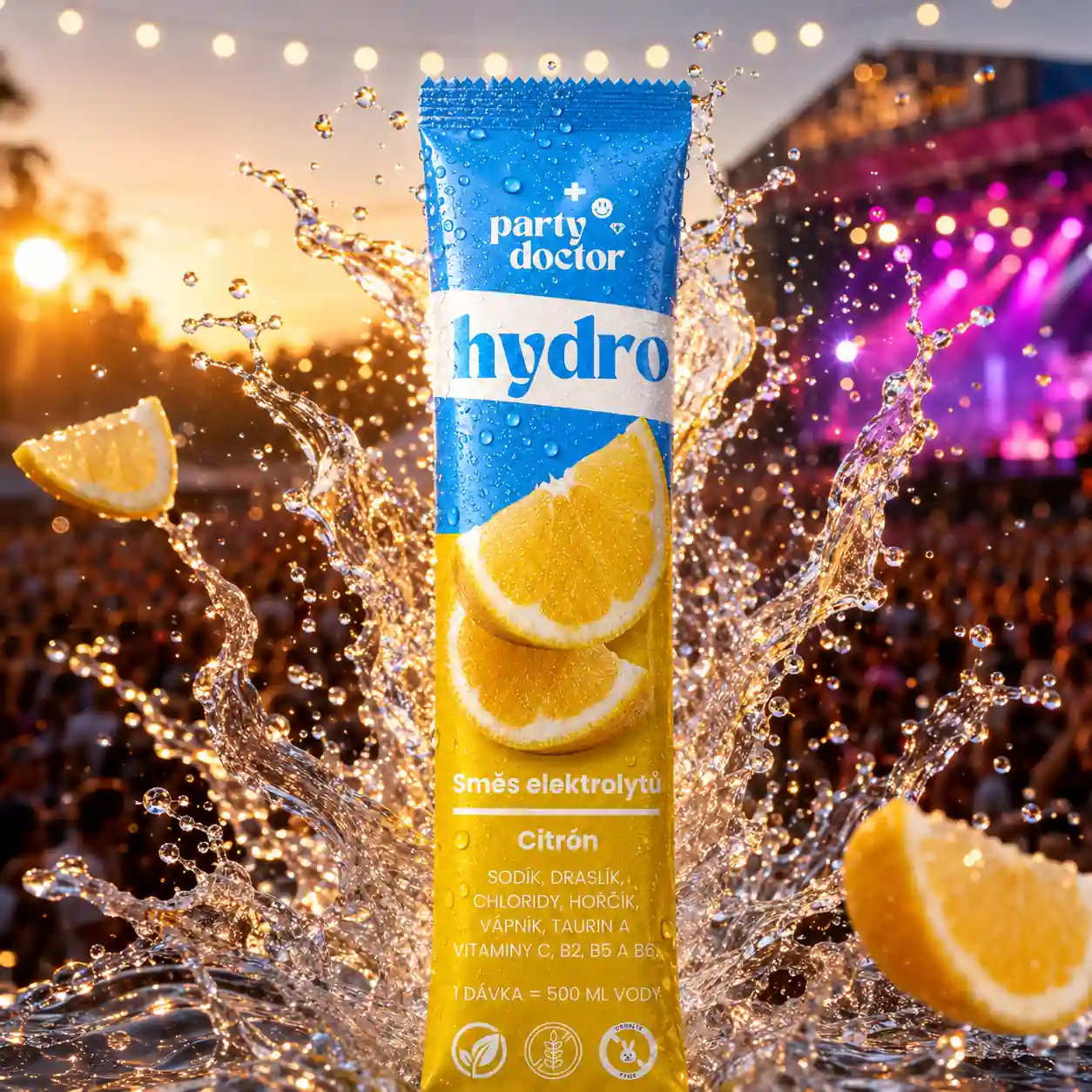 Party Doctor hydro – elektrolyty v prášku
